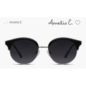 Amelia E Sunglasses Luanna Black Metal Frame Women's Eyewear 28000042 50 20 145
